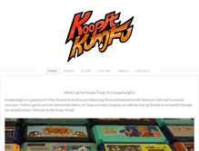 Tablet Screenshot of koopakungfu.com
